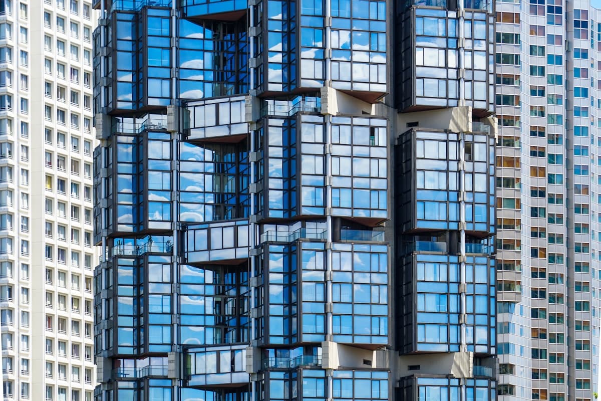 Les tours du Front de Seine, quartier Beaugrenelle, Paris 15e — secteur d'intervention Nettoyage Canapé à Paris 15e